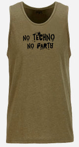 No Techno No Party Men Tank Top