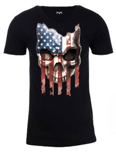 Patriot Skull Men T-shirt