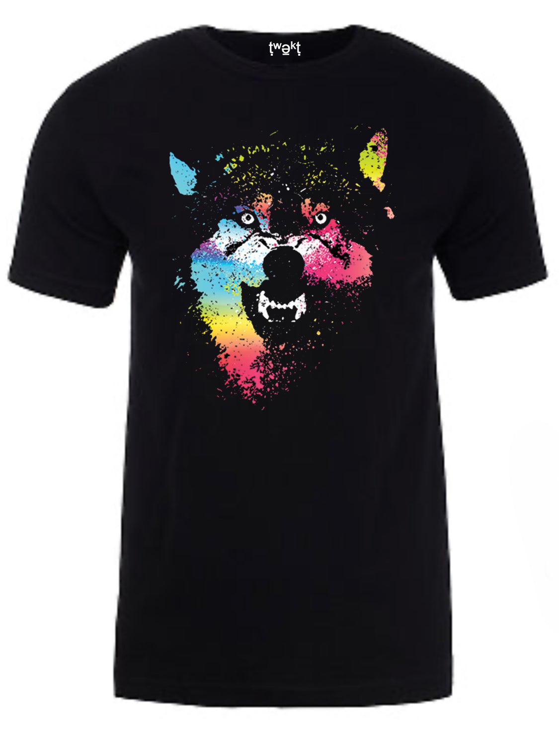 Psychedelic Wolf Men T-shirt