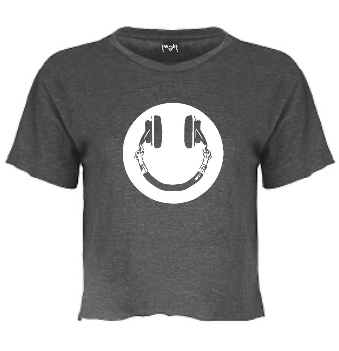 Smiley Women Crop T-shirt