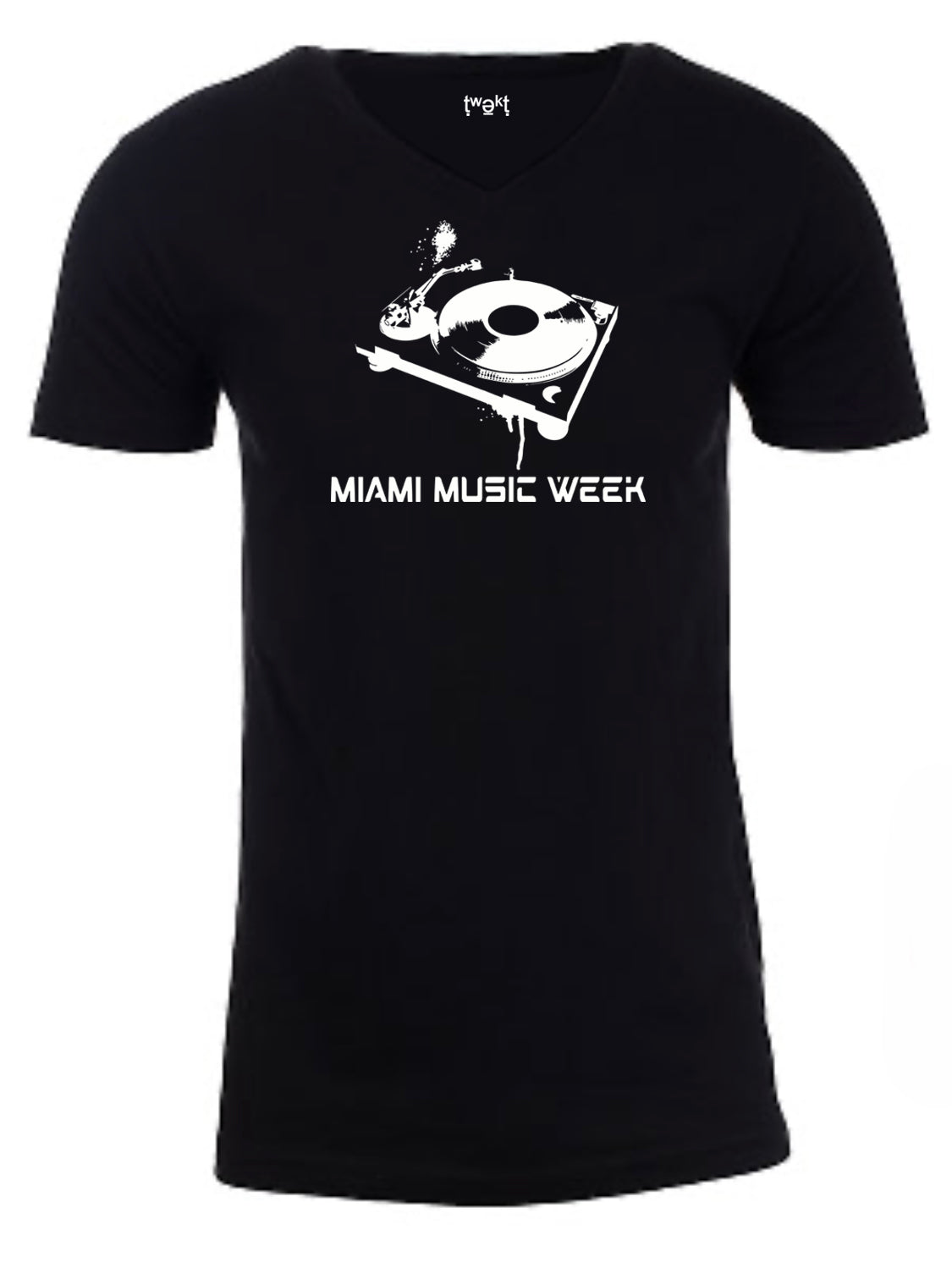 Miami Music Week Turntable Men V-neck