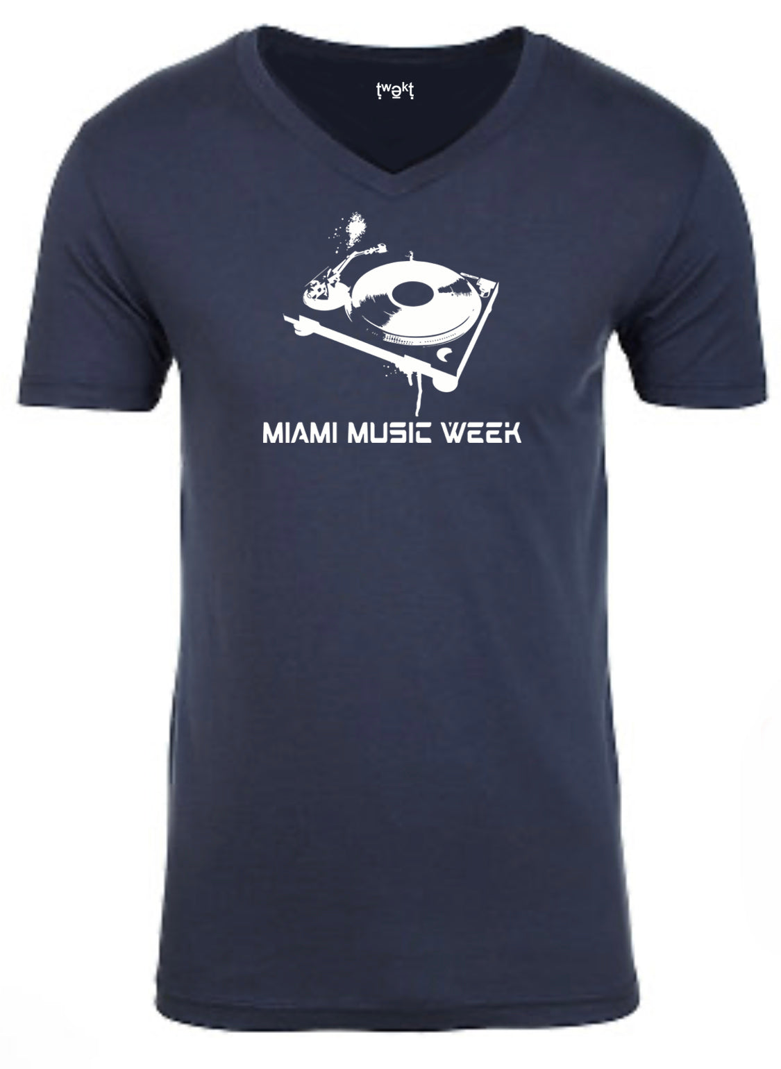 Miami Music Week Turntable Men V-neck