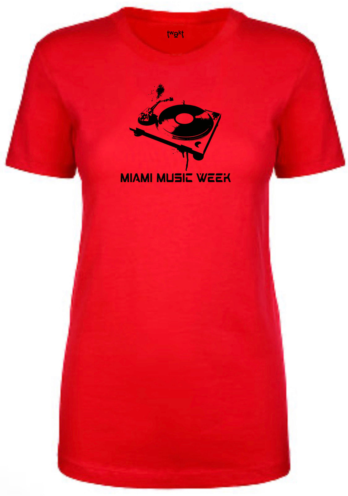 Miami Music Week Turntable Women T-shirt
